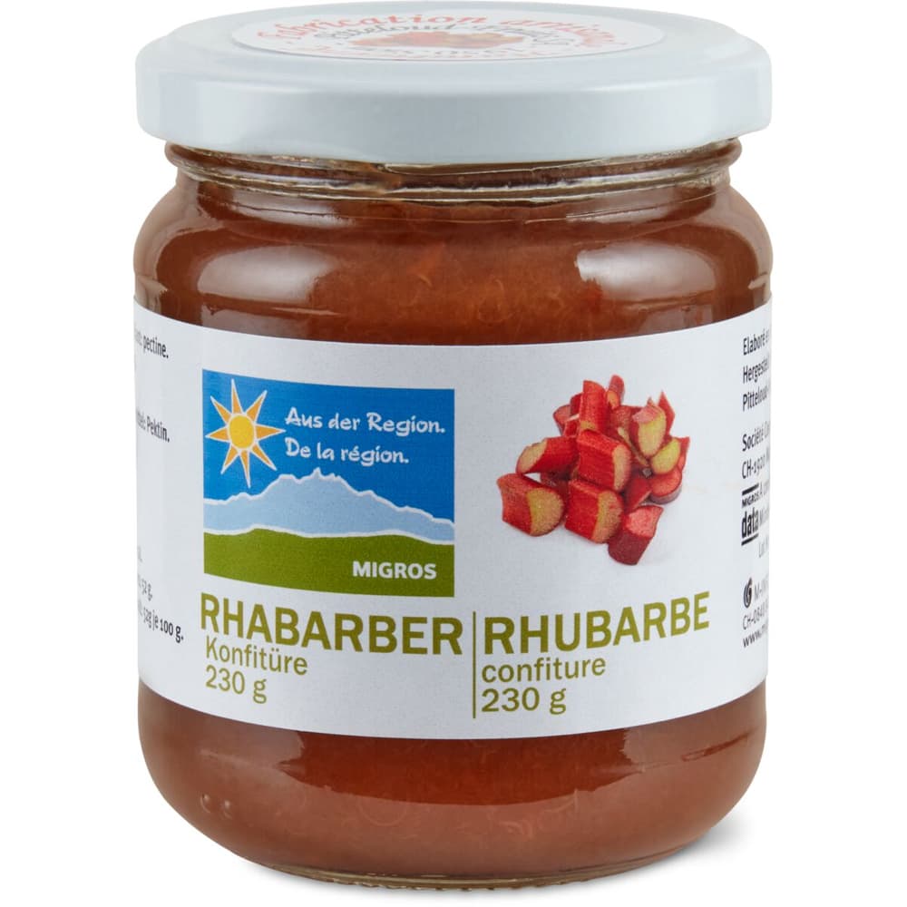 Aus der Region Rhabarber Konfitüre • Migros