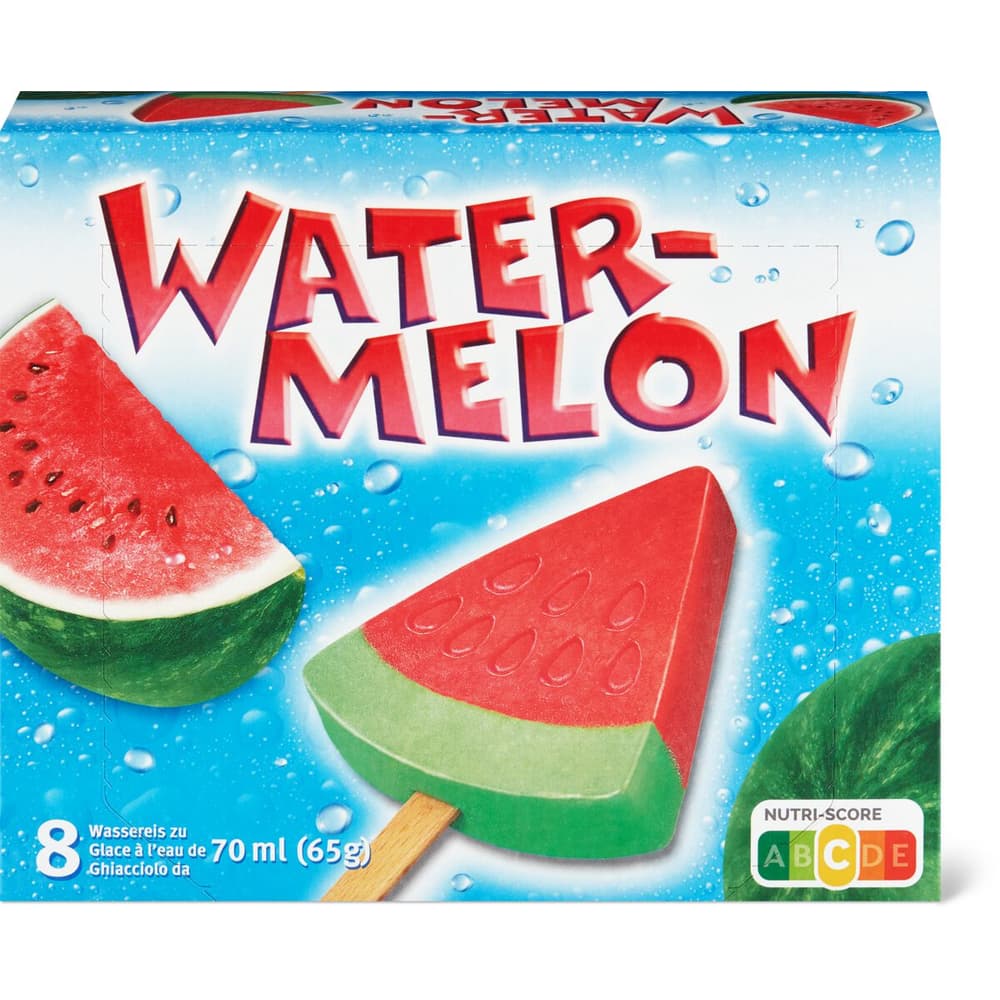 WaterMelon · Glace à l'eau · à la Pastèque • Migros