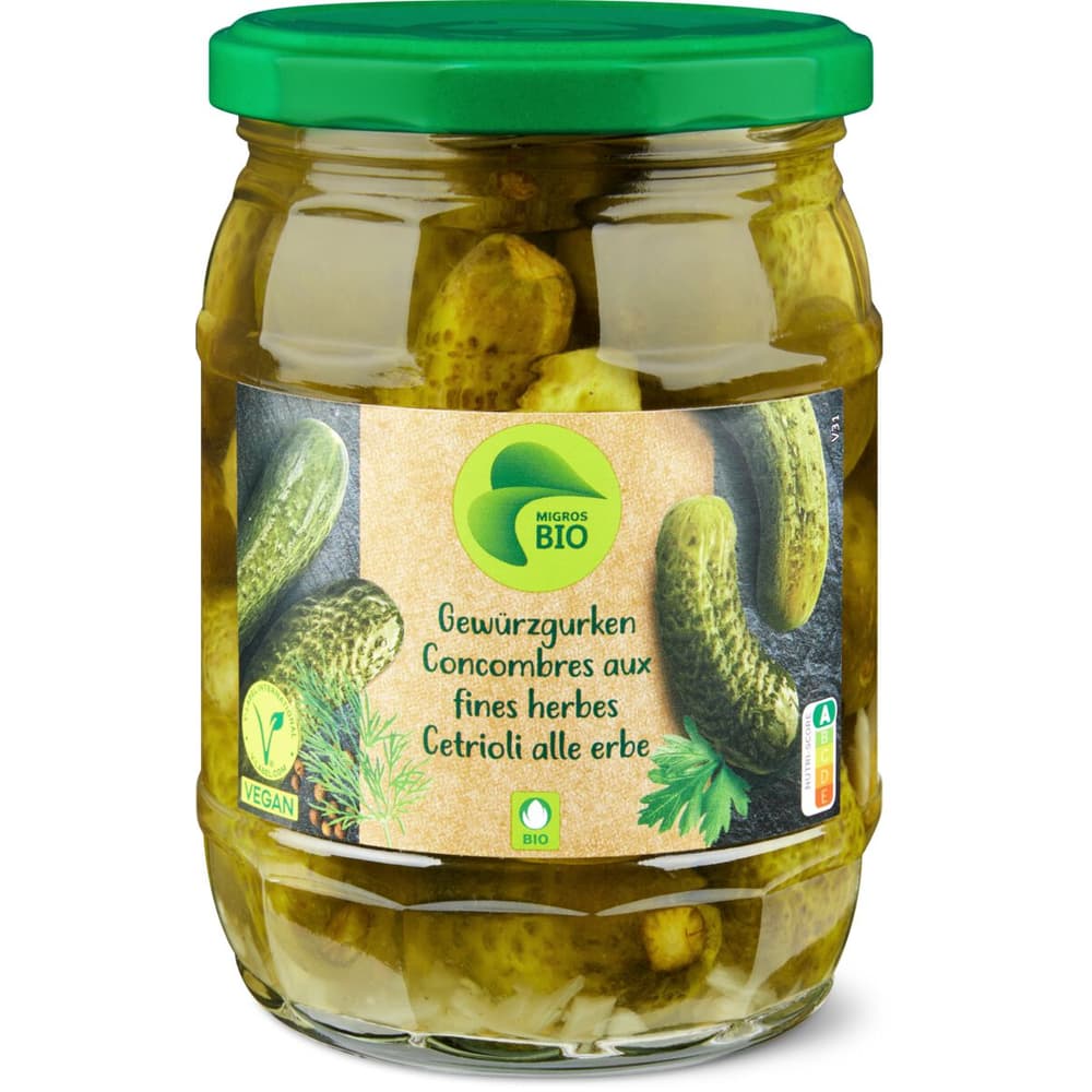 Migros Bio · Gewürzgurken • Migros