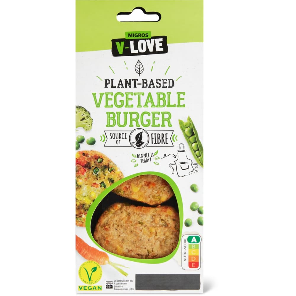 V Love Burger Aux L gumes Vegan Migros