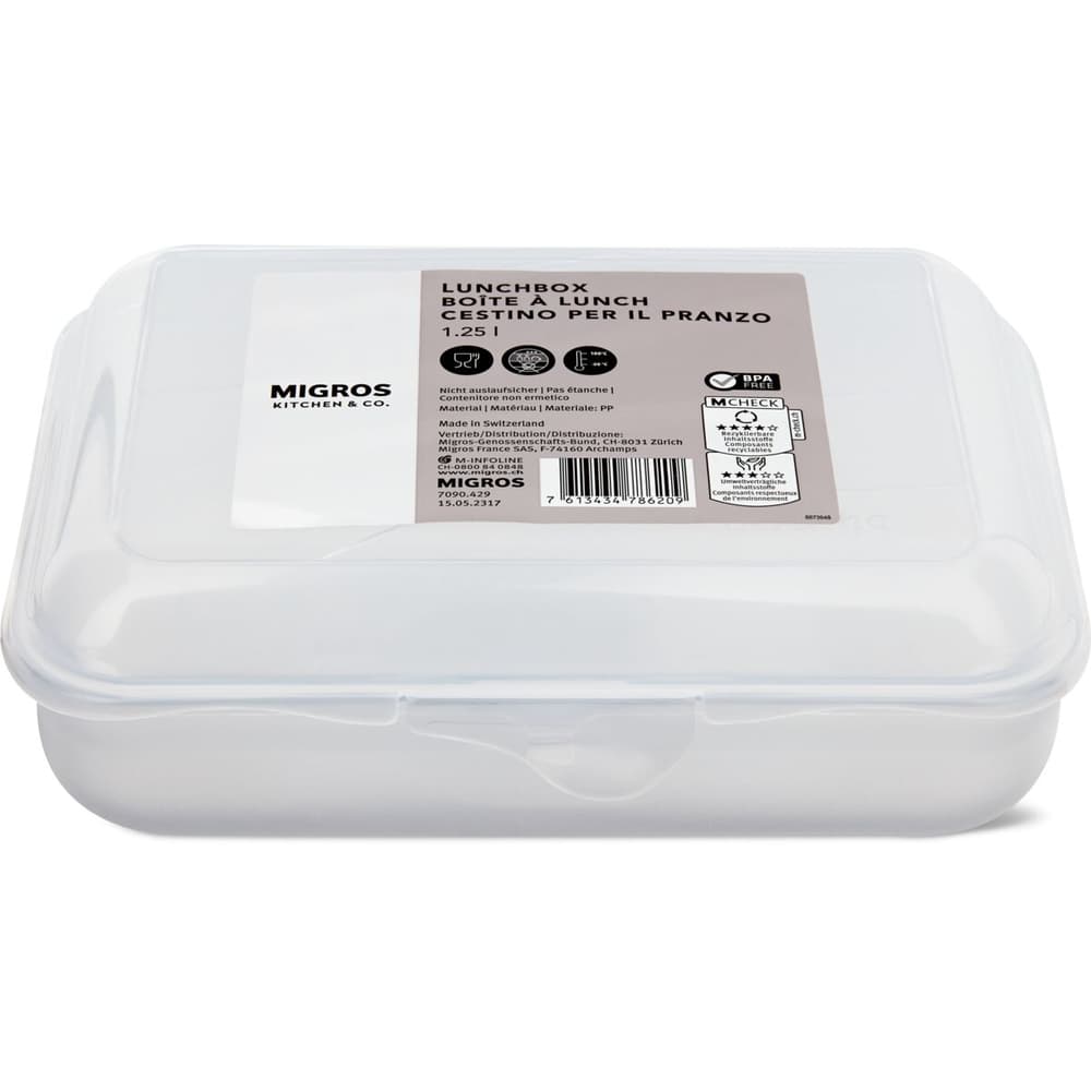 SCATOLA CONTENITORE LUNCH BOX PER PRANZO- Casalinghi Shop