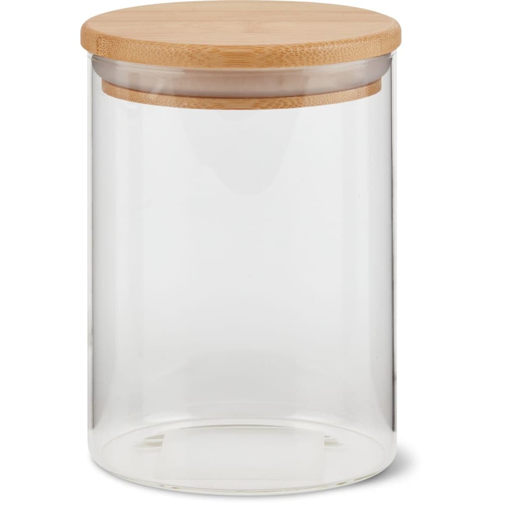 M-Topline · Glass storage jar with bamboo lid · 700ml • Migros