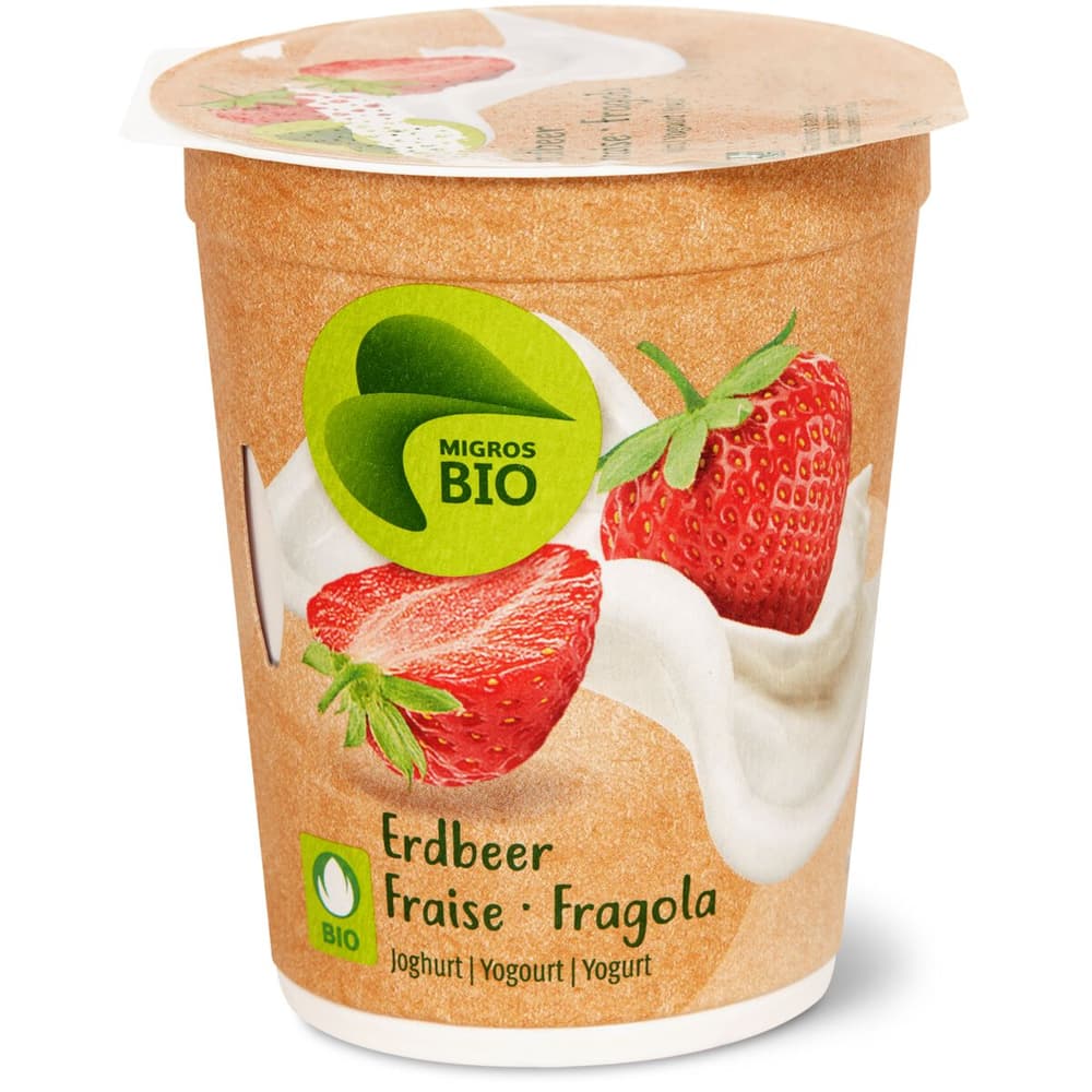 Kaufen Migros Bio · Joghurt · Erdbeere • Migros