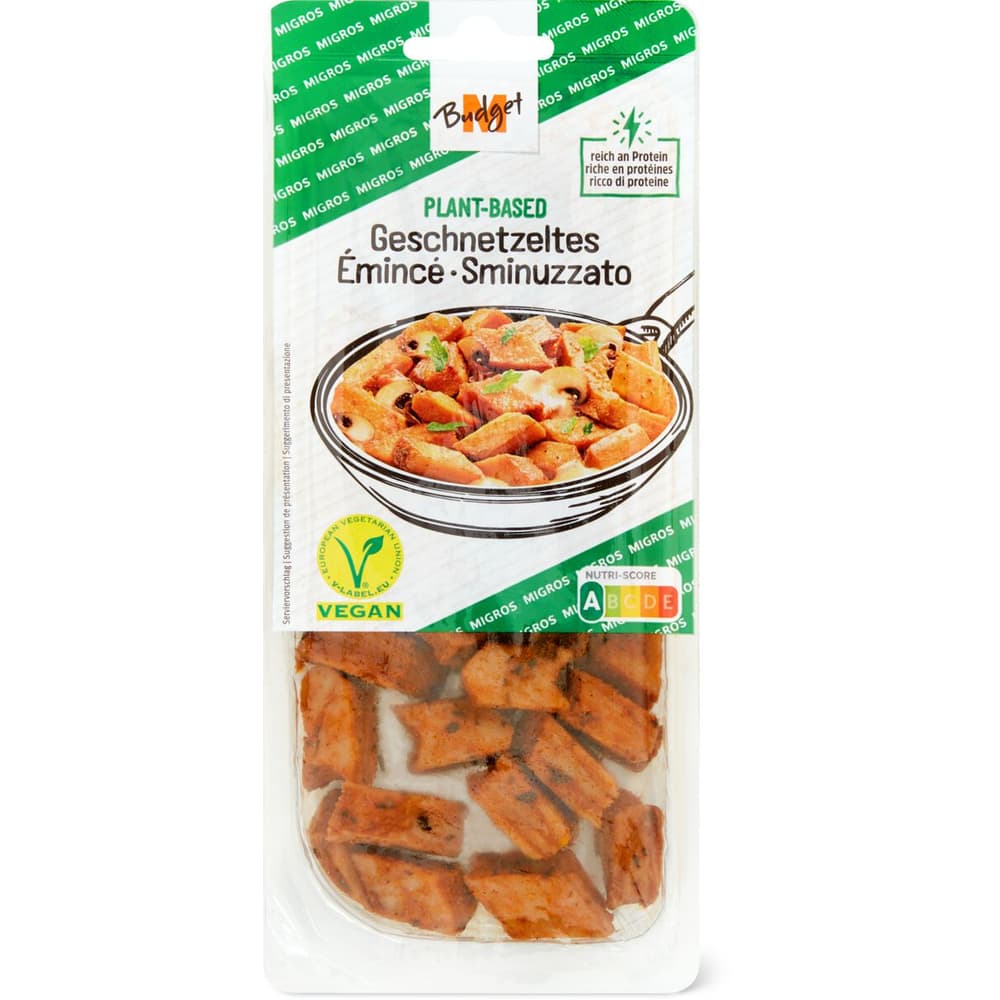 Kaufen M-Budget · Geschnetzeltes · Vegan • Migros