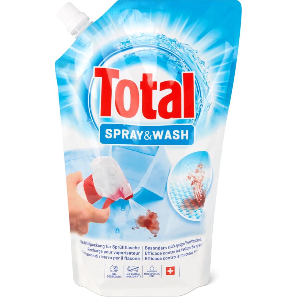 Buy Total · Prewash cleaner · Spray & wash • Migros