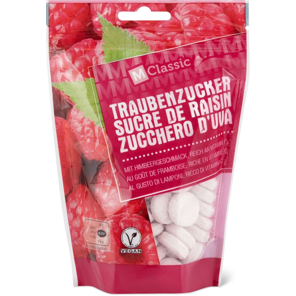 M-Classic · Traubenzucker · mit OHimbeeraroma • Migros