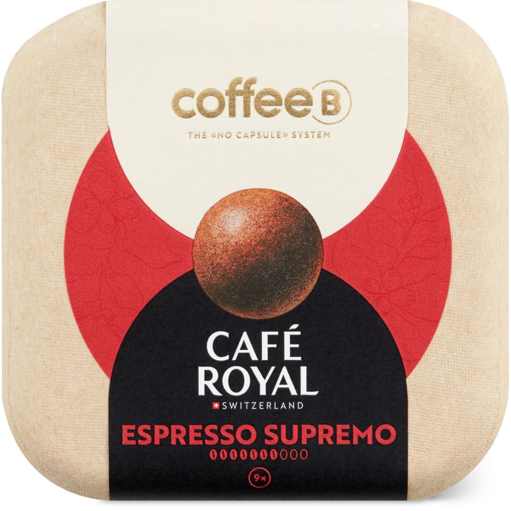 CoffeeB By Café Royal · Coffee Balls · Espresso Supremo. Intensity: 7/ ...