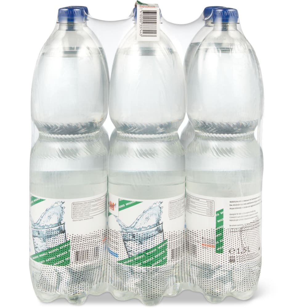 M Budget Nat Rliches Mineralwasser Mit Kohlens Ure Migros