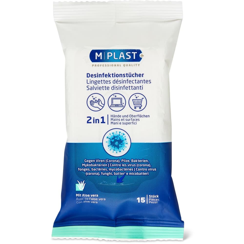 Acquista M-Plast · Salviette disinfettanti · mani & superfici
