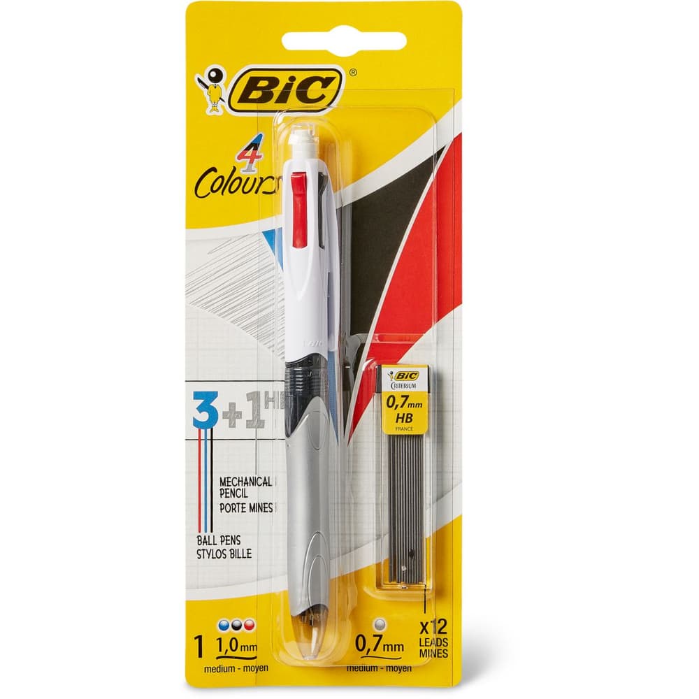 Achat Bic 4 Colours · Stylo à bille · Original - ?3 stylos à bille