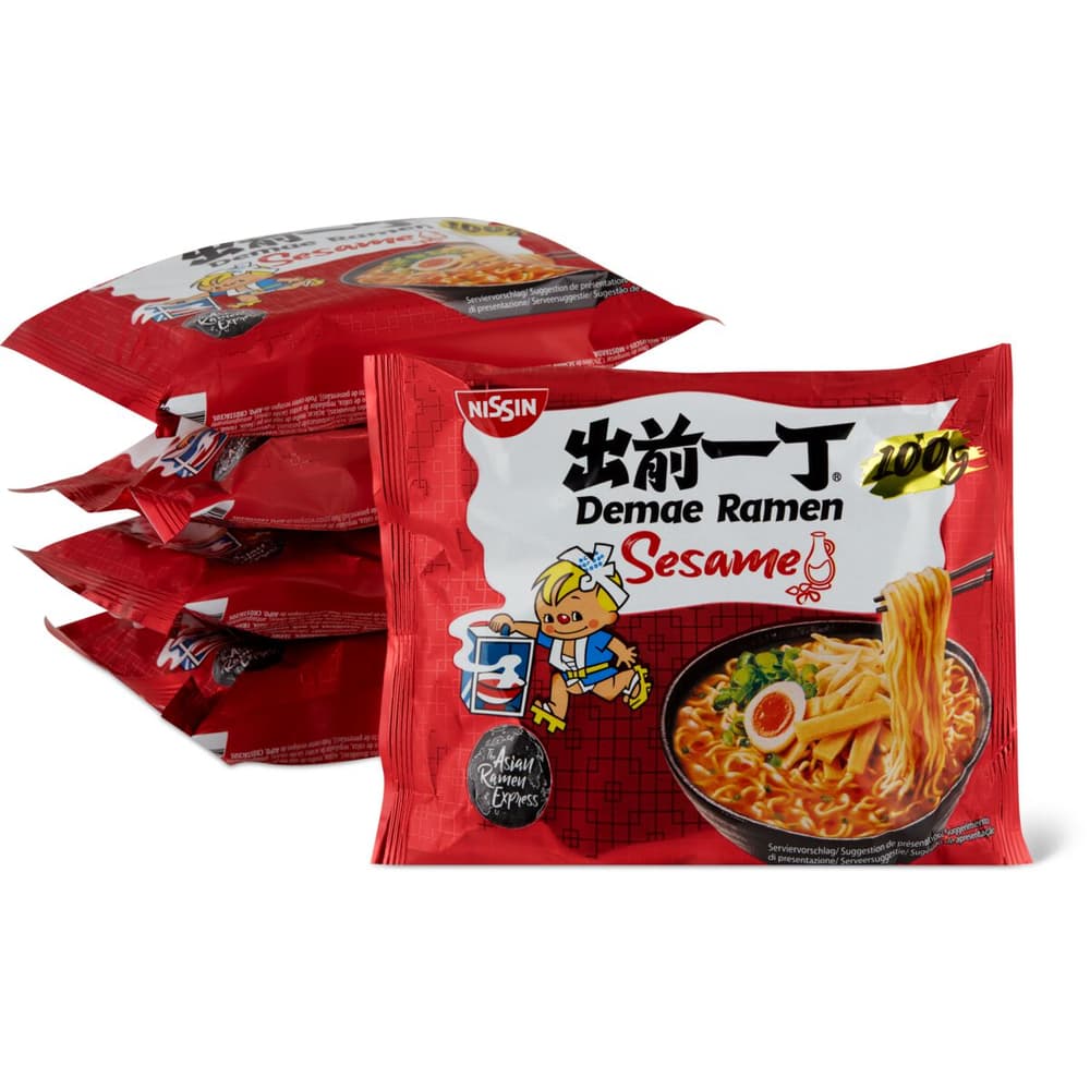 Nissin · Japanische Nudelsuppe · Sesam • Migros Nissin · Japanische Nudelsuppe · Sesam • Migros