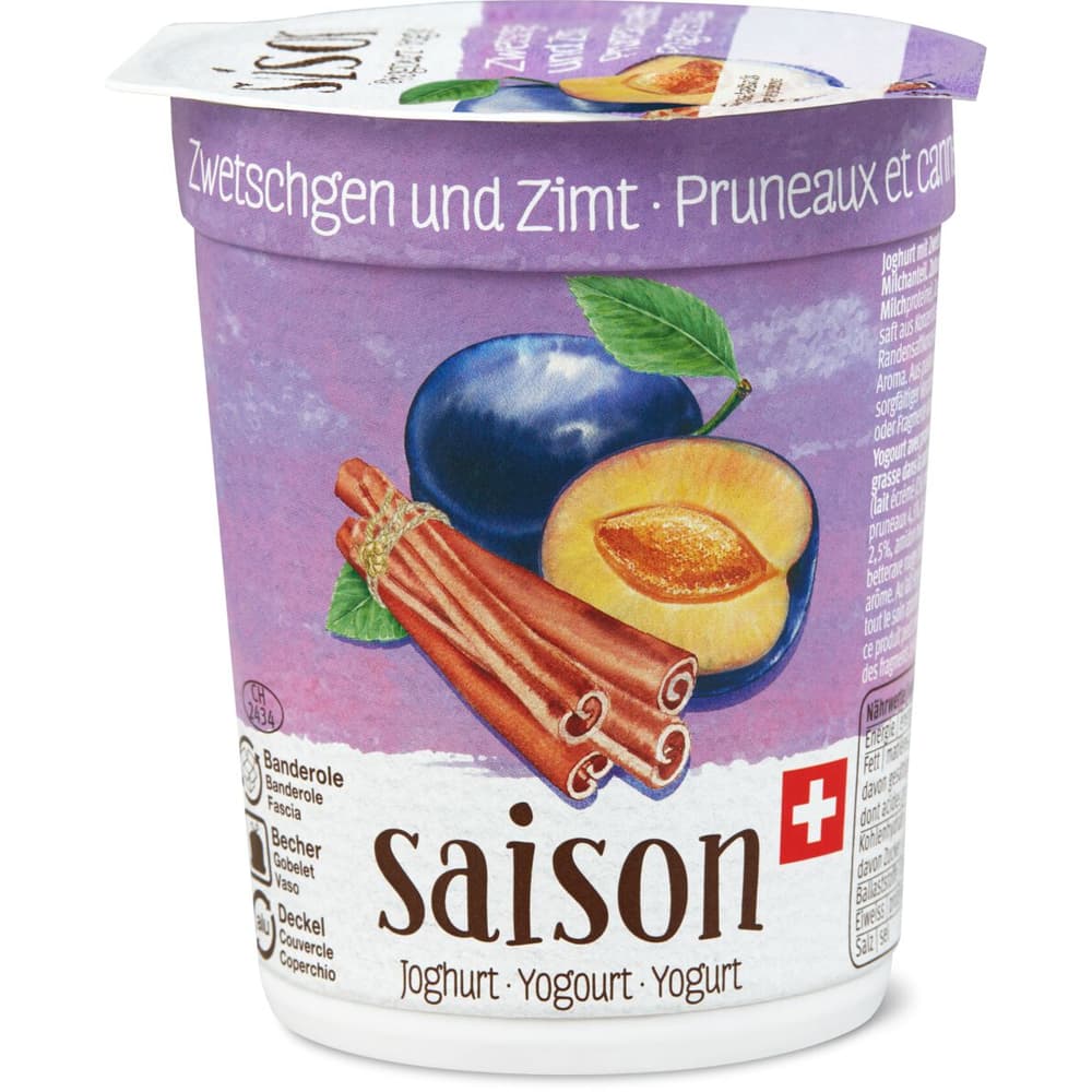 Saison-Joghurt Zwetschgen-Zimt • Migros