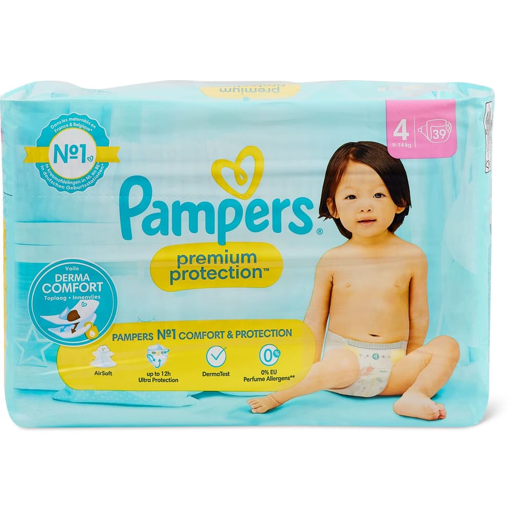 Pampers Premium Protection Pañales Talla 4 88uds