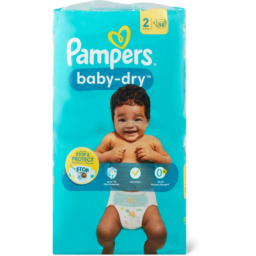 Achat Pampers Baby Dry · couches · Taille 6, pants • Migros