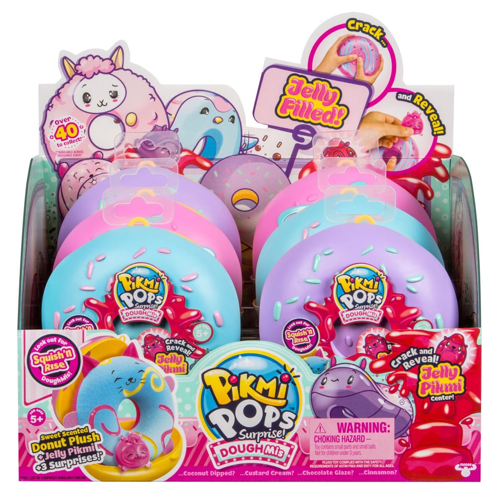 Boti Pikmi Pops Doughmi Surprise 35999 colorato come piccolo regalo o regalino ideale per bambine dai 5 anni in su Ciambella riempita con molte sorprese 