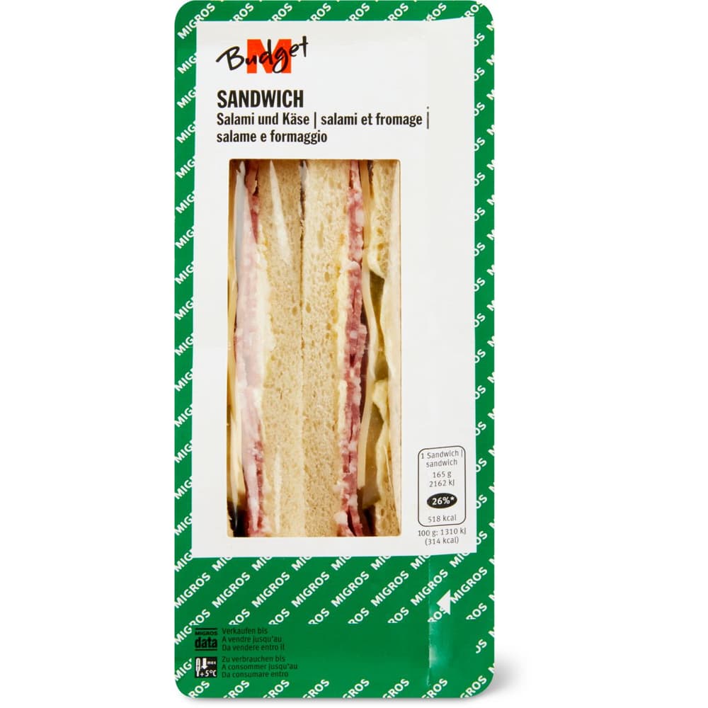 MBudget sandwich au salami • Migros