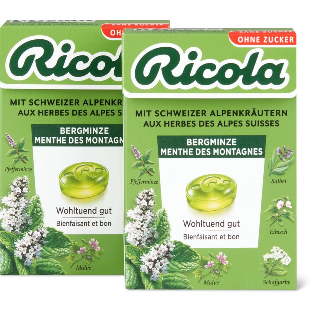 Vendita Caramelle Svizzere Alle Erbe Alpine Senza Zucchero 50 G Ricola - Foto 11