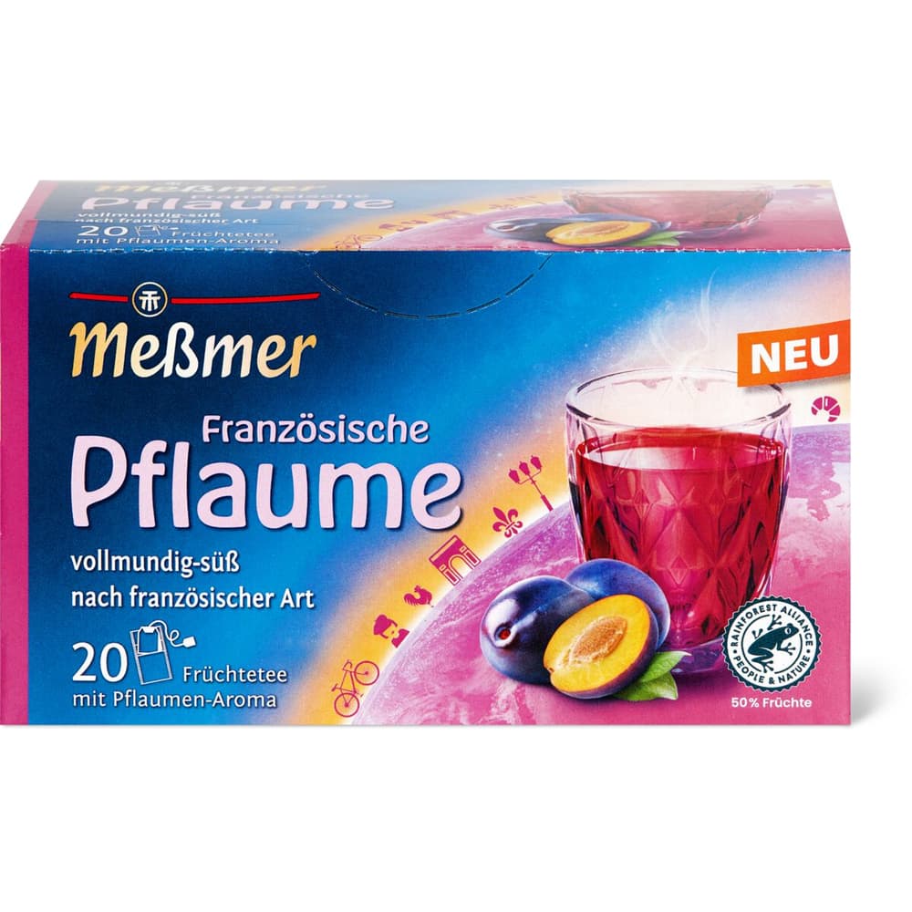 Messmer · Früchtetee · Pflaume Aroma • Migros