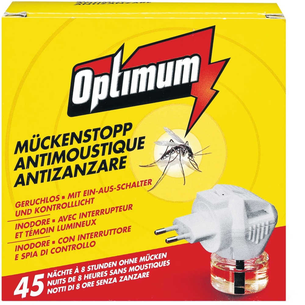Optimum · Antizanzare · Inodore - Con interruttore on/off e luce di  controllo