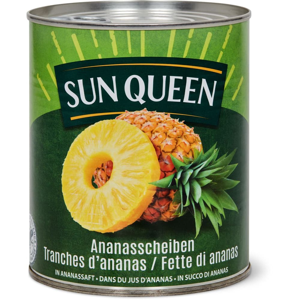Sun Queen · Ananasscheiben in Ananassaft • Migros Sun Queen · Ananasscheiben in Ananassaft • Migros