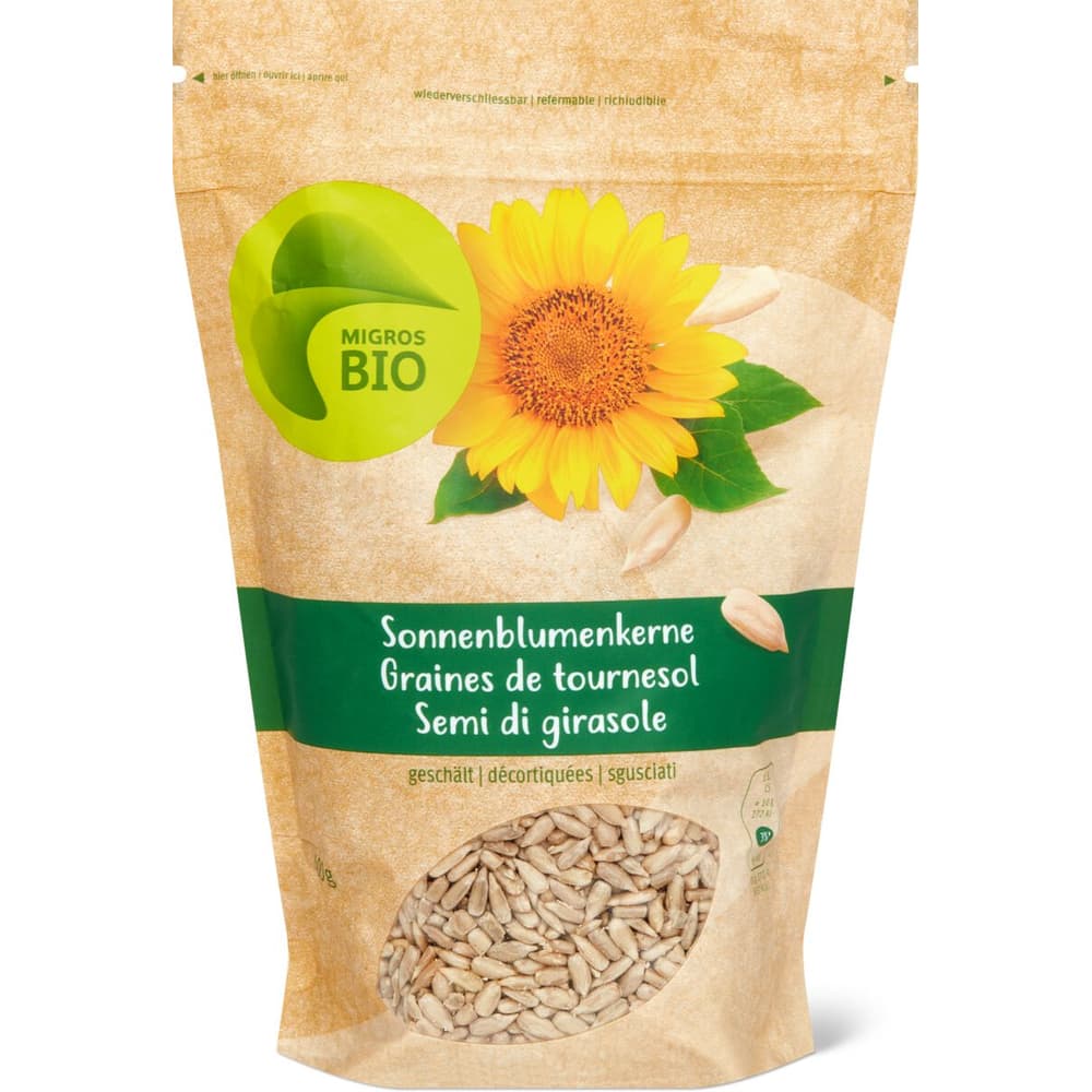 Achat Bio Graines de tournesol Décortiquées Migros