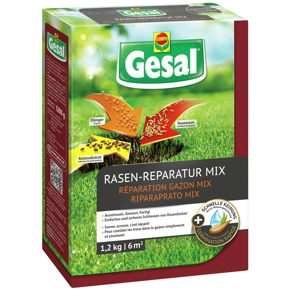 Gazon Rustique 5kg dont 1kg gratuit 200-300m² - VILMORIN Gazon Rustique 5kg dont 1kg gratuit 200-300m² - VILMORIN
