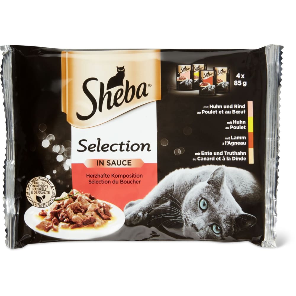 Sheba duo cat top food