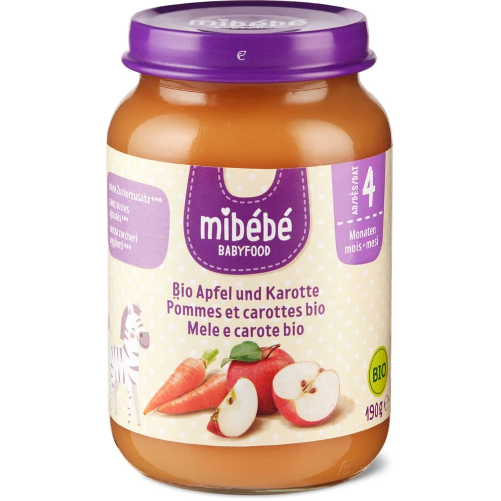 Mibebe Bio Apfel Karotte G Migros