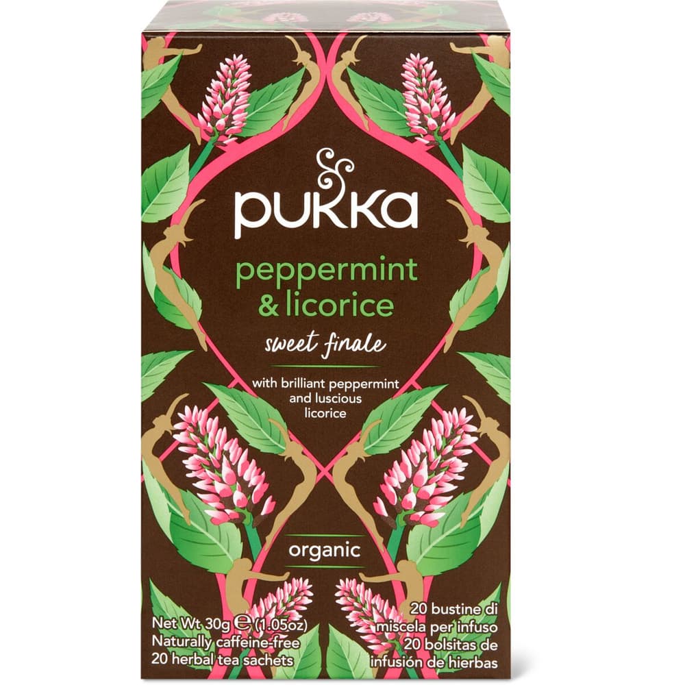 Pukka Infusion Menthe poivrée & Réglisse (Peppermint & Licorice