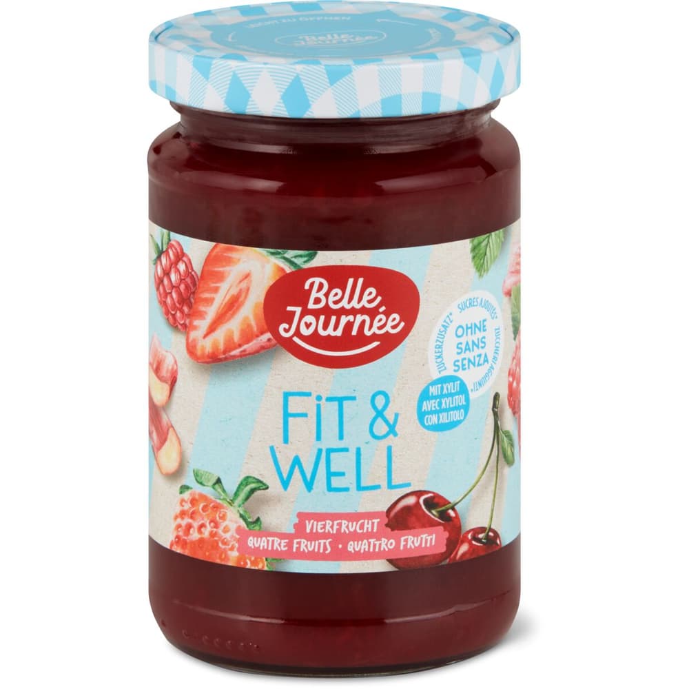 Belle Journée Fit &amp; Well · Konfitüre · Vierfrucht • Migros