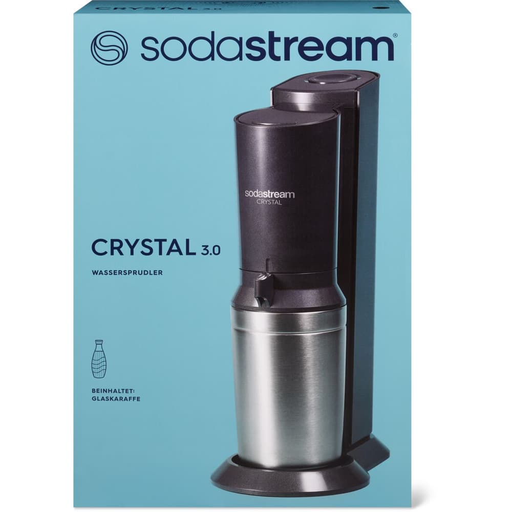 Sodastream Crystal 2.0 Machine à gazéifier avec 3 bouteilles en