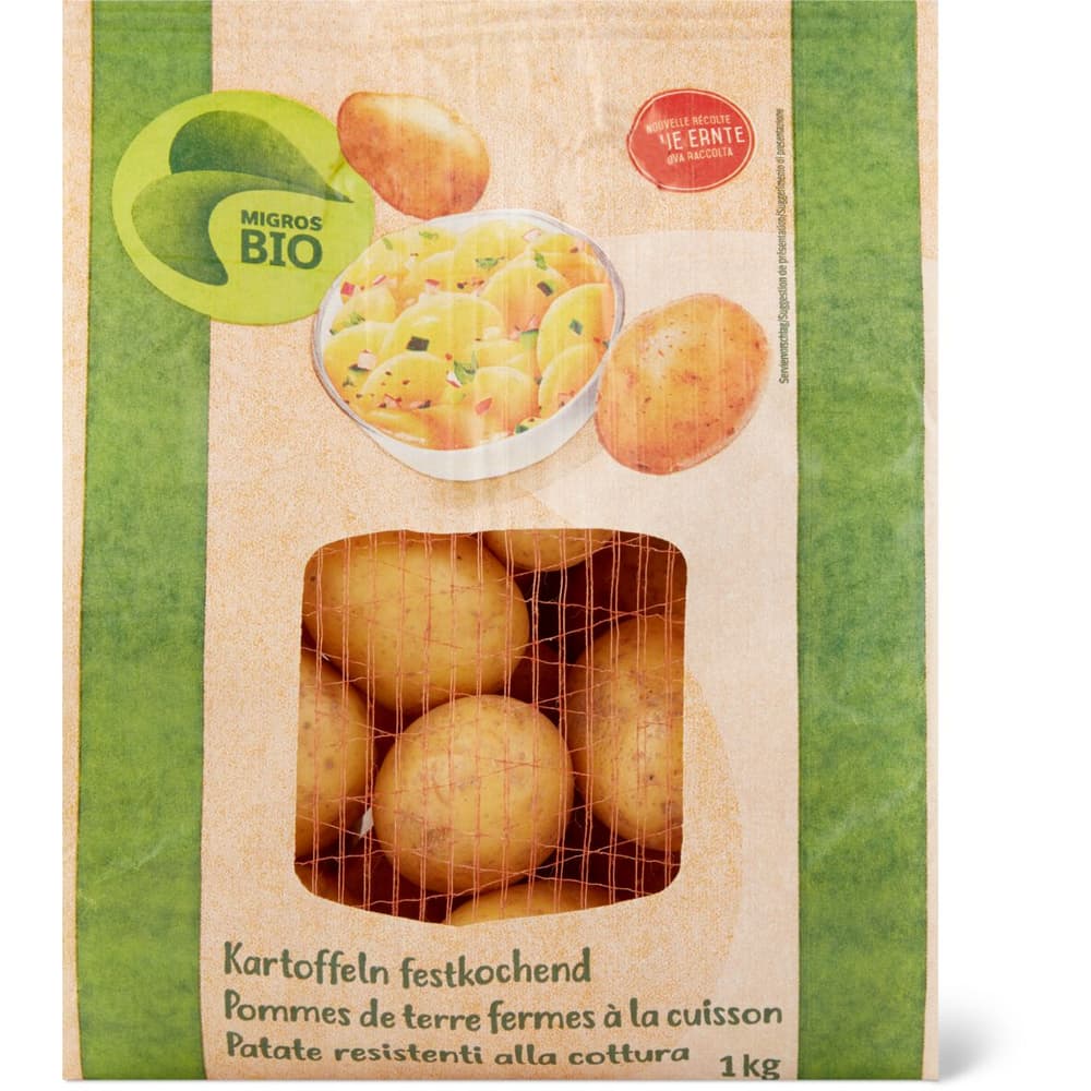 Kaufen Migros Bio · • festkochend · Migros Frühkartoffeln