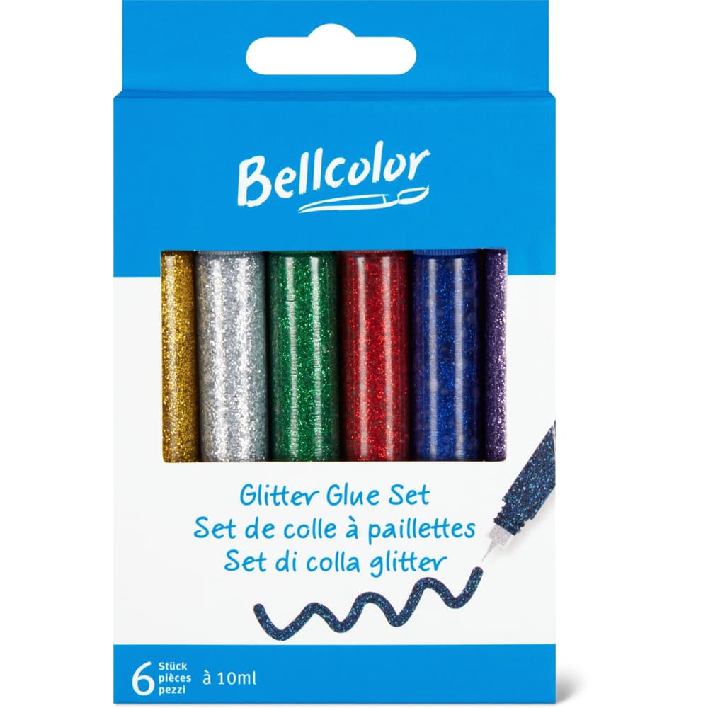 BEL Glitter Glue 6PC • Migros