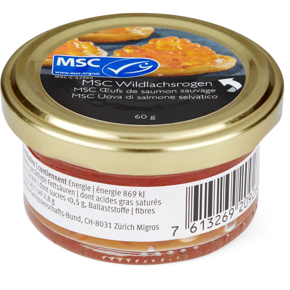 Acquista MSC · Uova di salmone selvatico • Migros