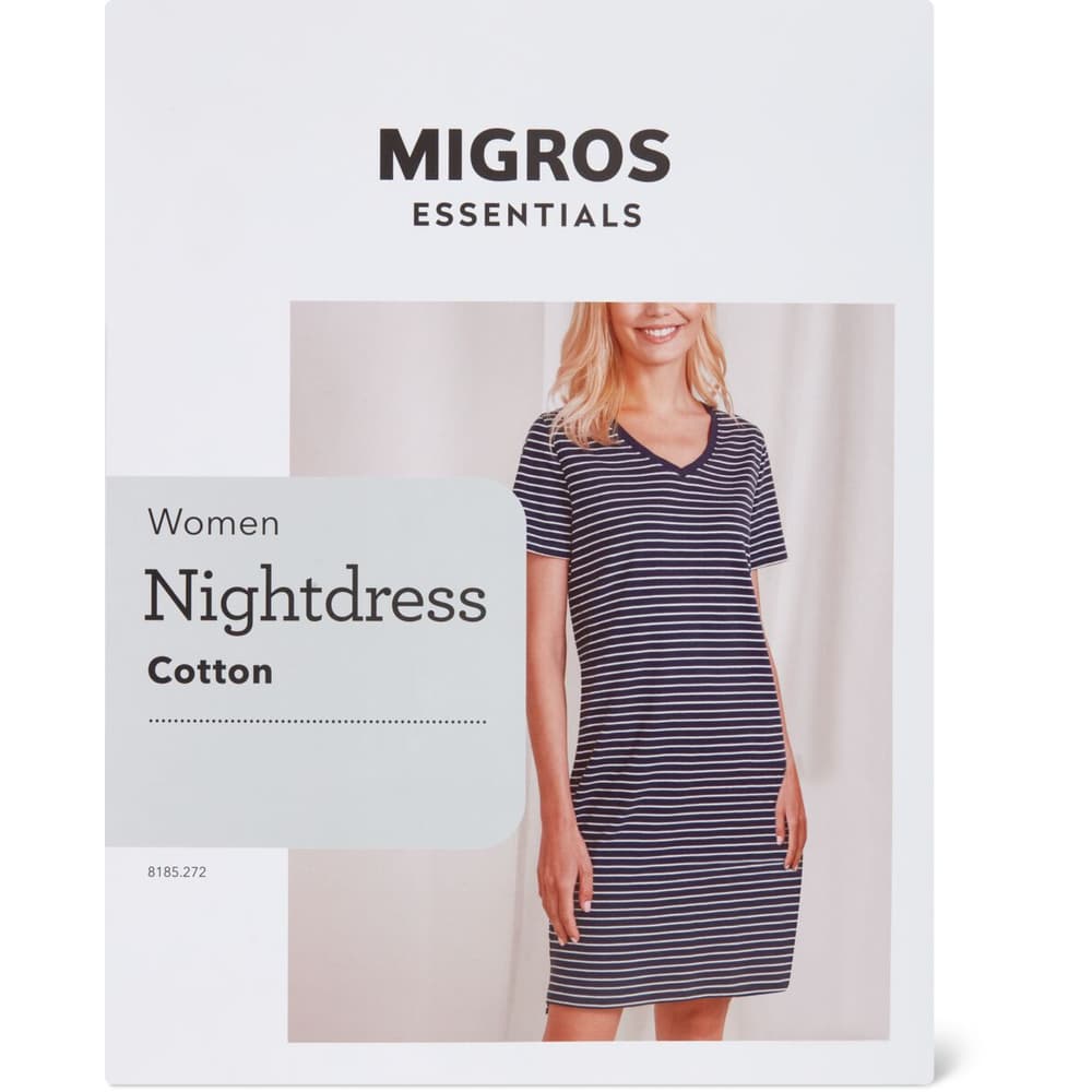 Camicia Da Notte In Cotone MZROCR - Comoda E Morbida Per Donna