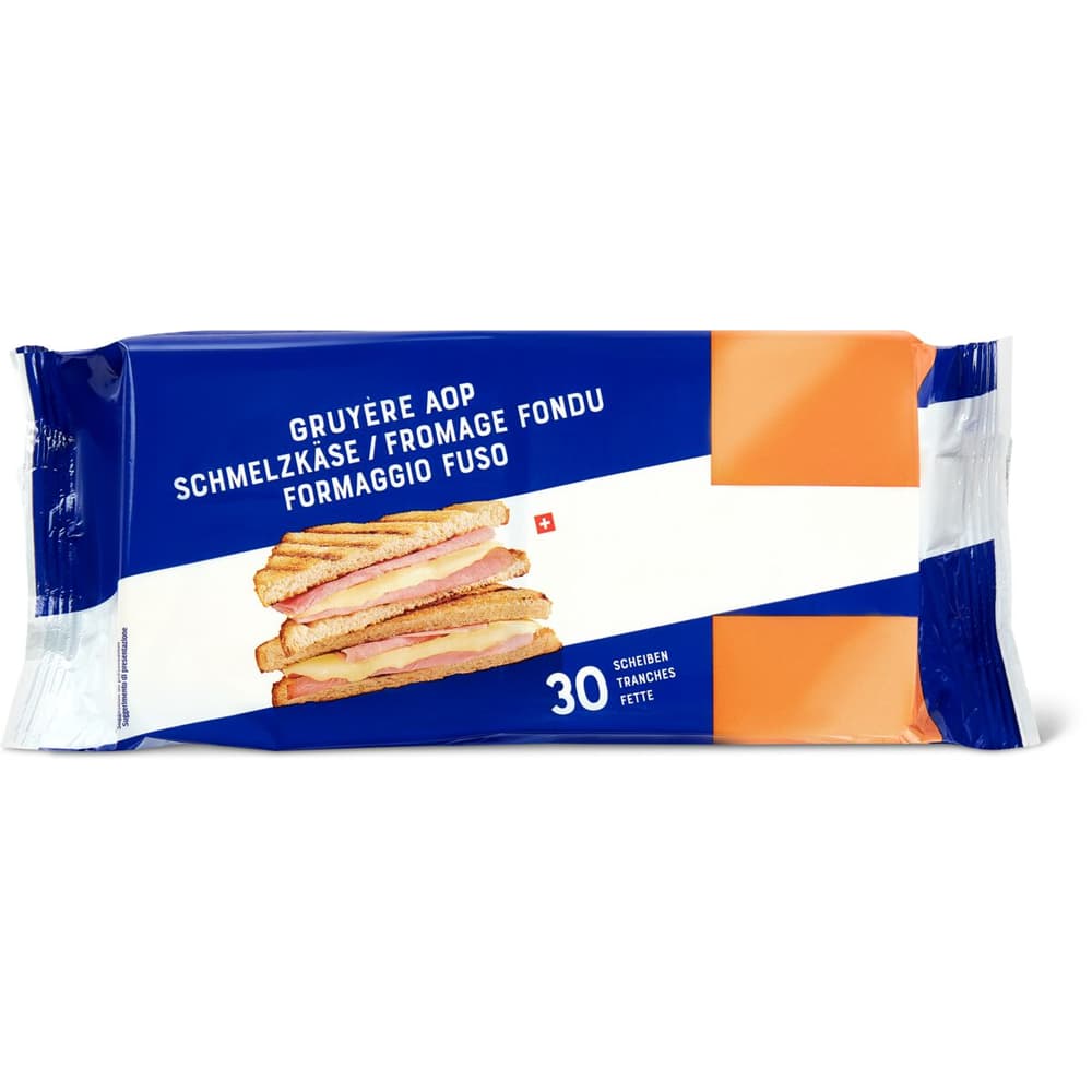 Gruyère · Schmelzkäse · 30 Scheiben • Migros