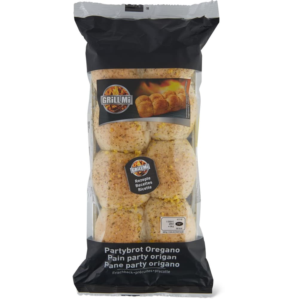 GrillMi · Partybrot - Oregano · frischback • Migros