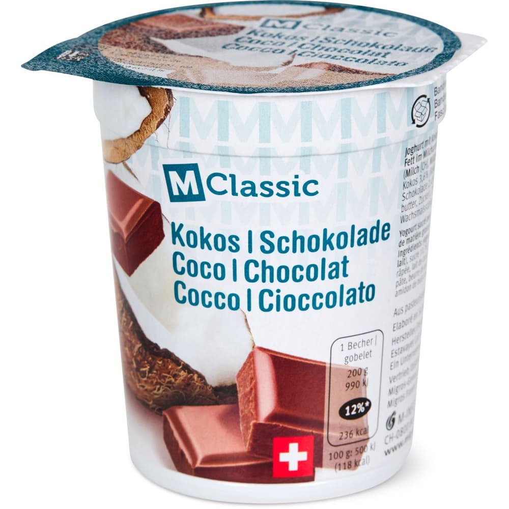 M-Classic yogurt cocco/cioccolato