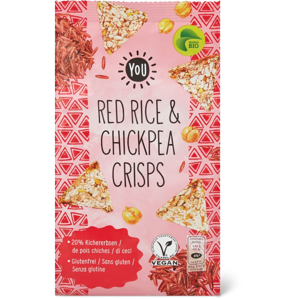 YOU Bio Crisps Red Rice & Chickpea