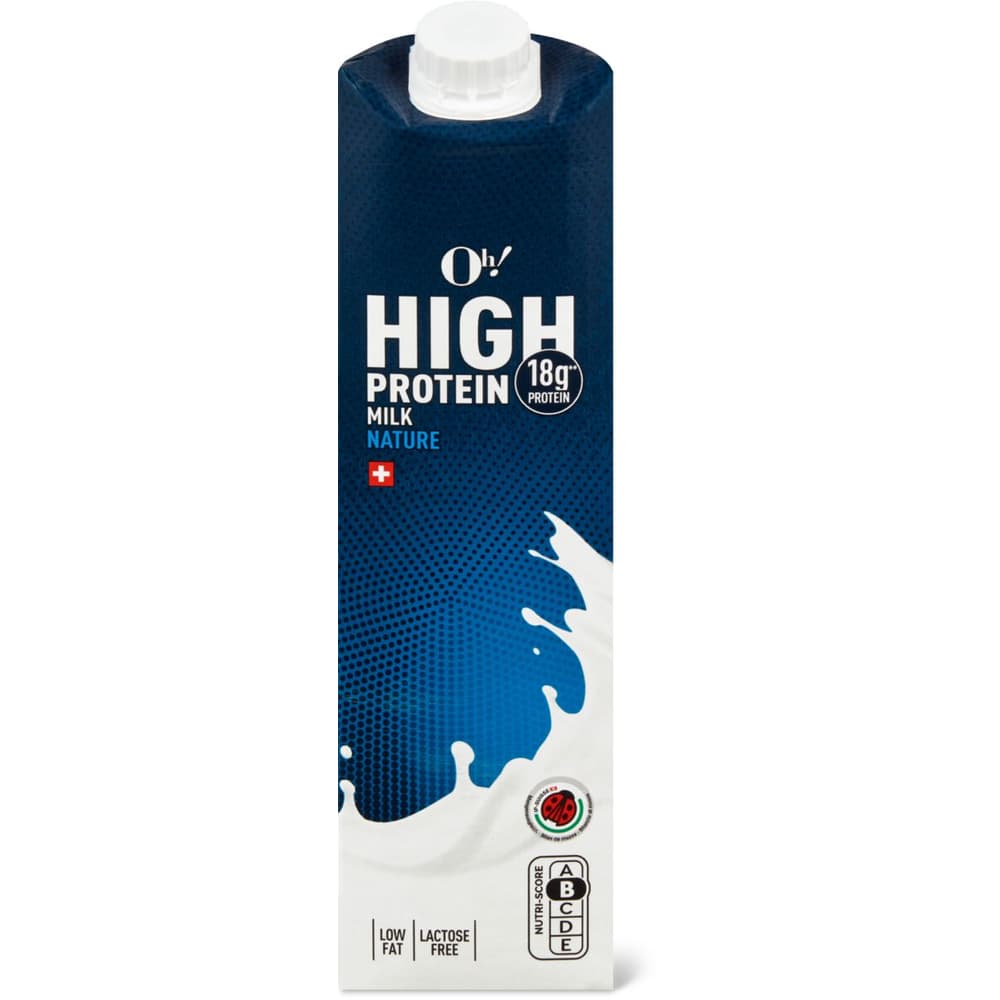Oh! · High Protein Milk · 0.5% de gras • Migros