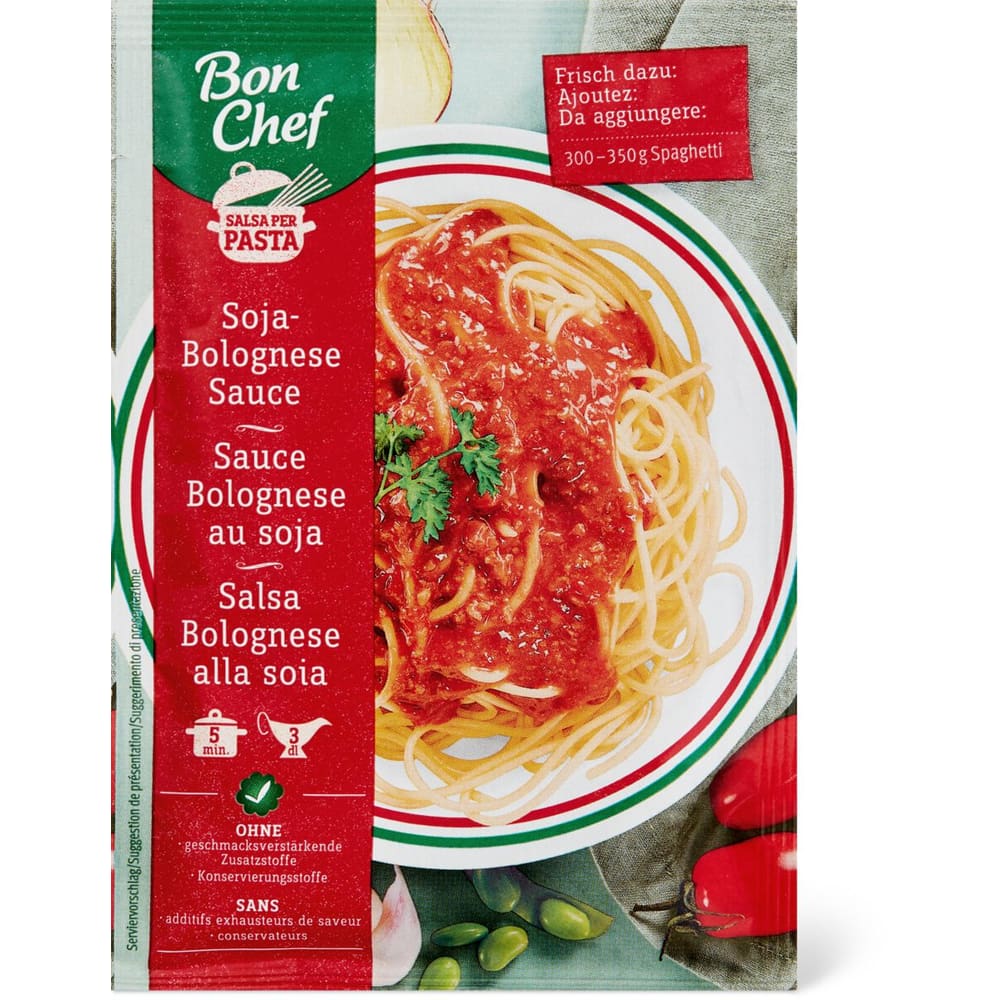 Bon Chef · Soja Bolognese Sauce · für Teigwaren • Migros