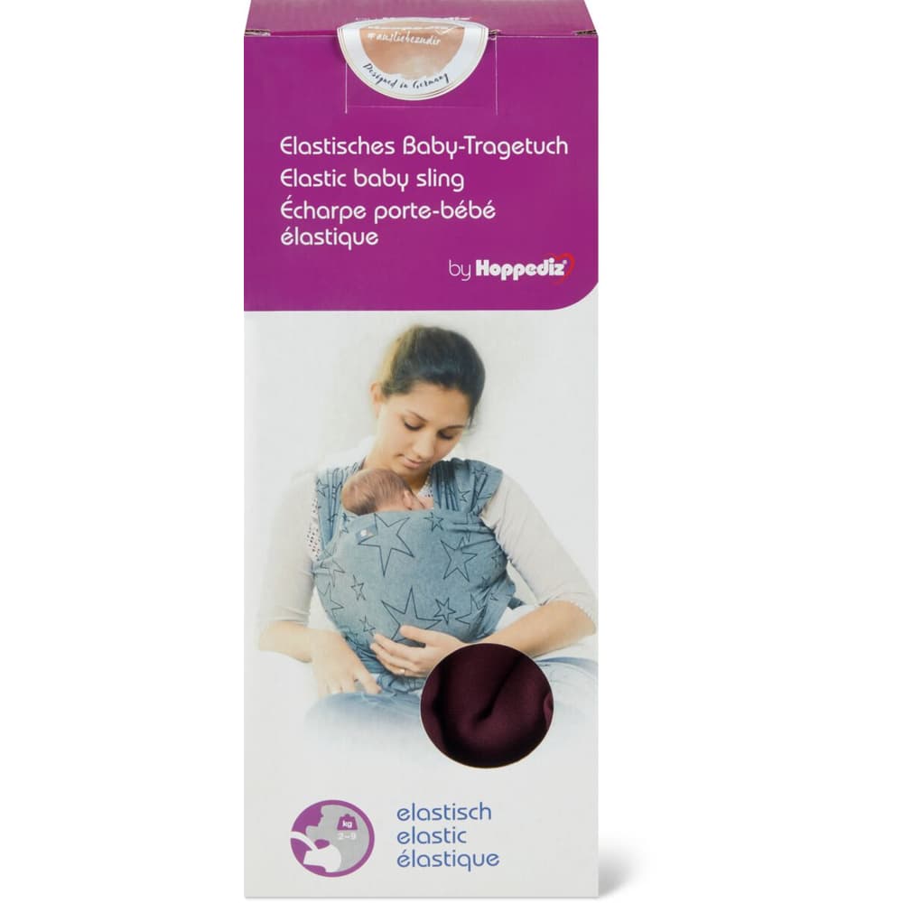 Supporto Neonato Regolabile Hoppediz Fascia Porta Bebè Elastica