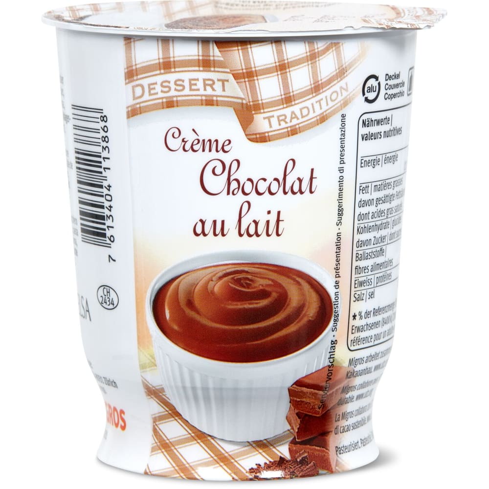 Achat Dessert Tradition · Crème Chocolat • Migros