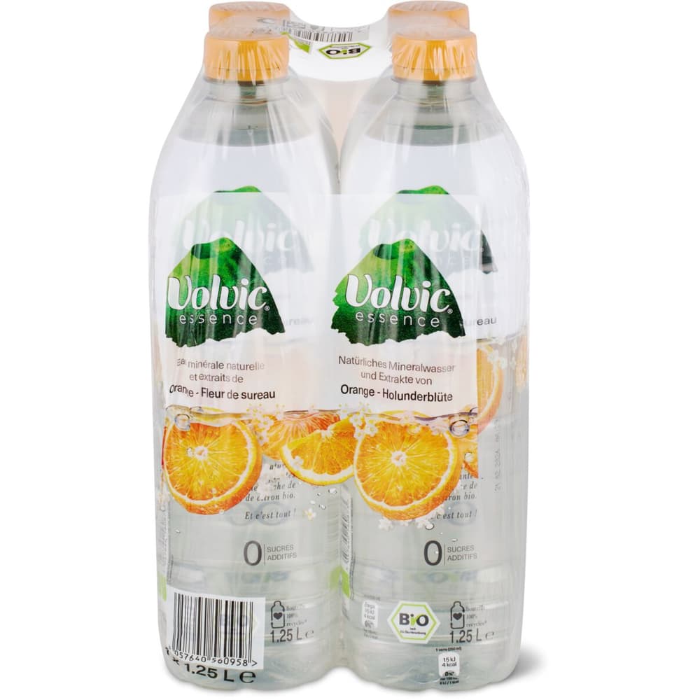 Volvic Essence Acqua Minerale Aromatizzata Arancia Migros