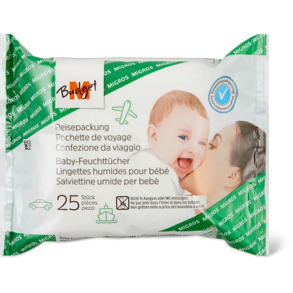 Baby-Feuchttücher Kaufen • M-Budget Migros Reisepackung · ·