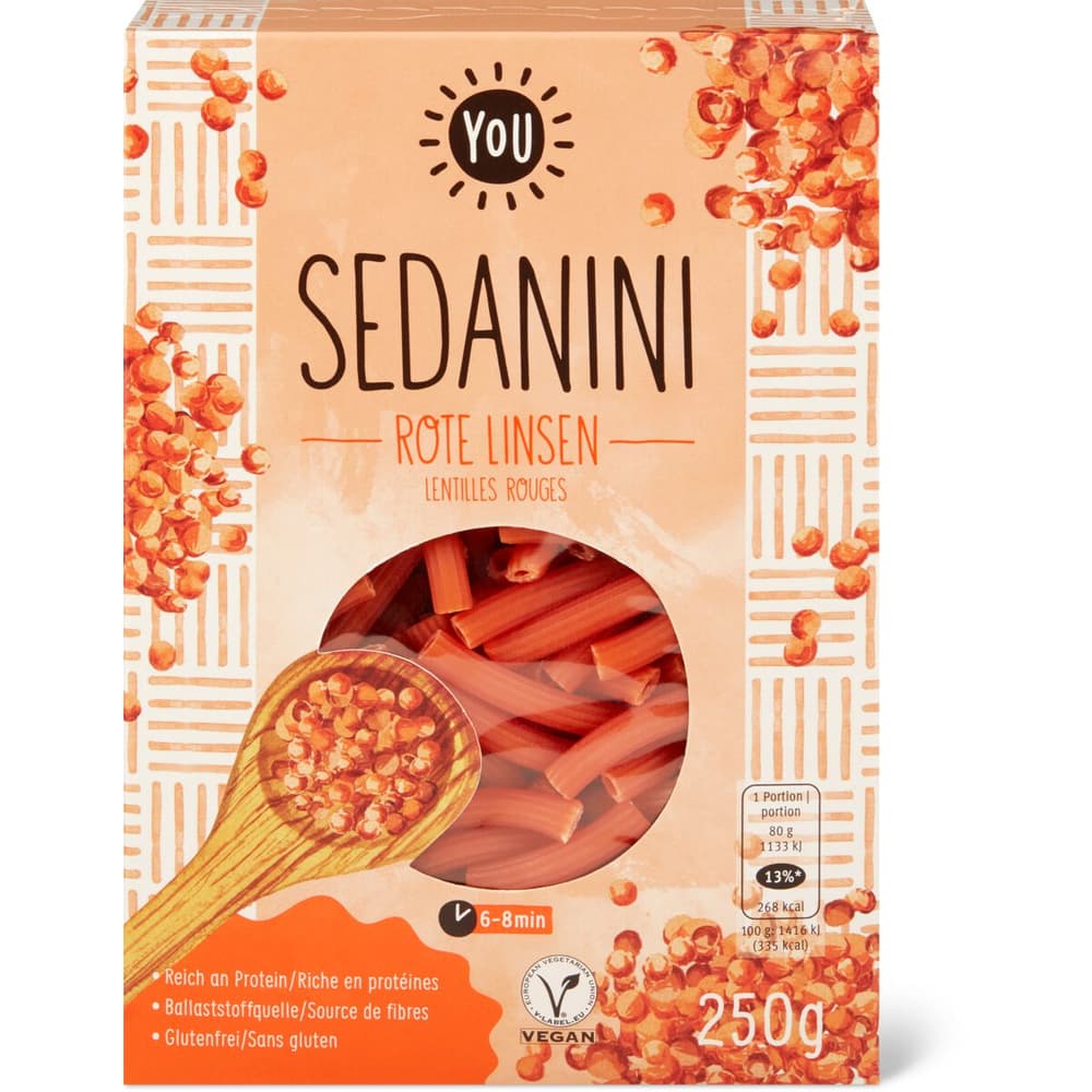 Buy You · sedanini · red lentils • Migros