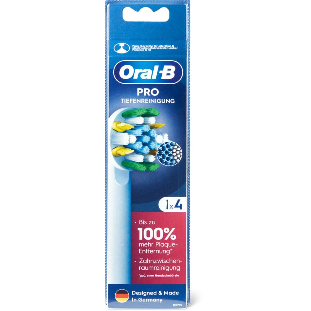 Oral-B Pro · Aufsteckbürsten · Tiefenreinigung • Migros