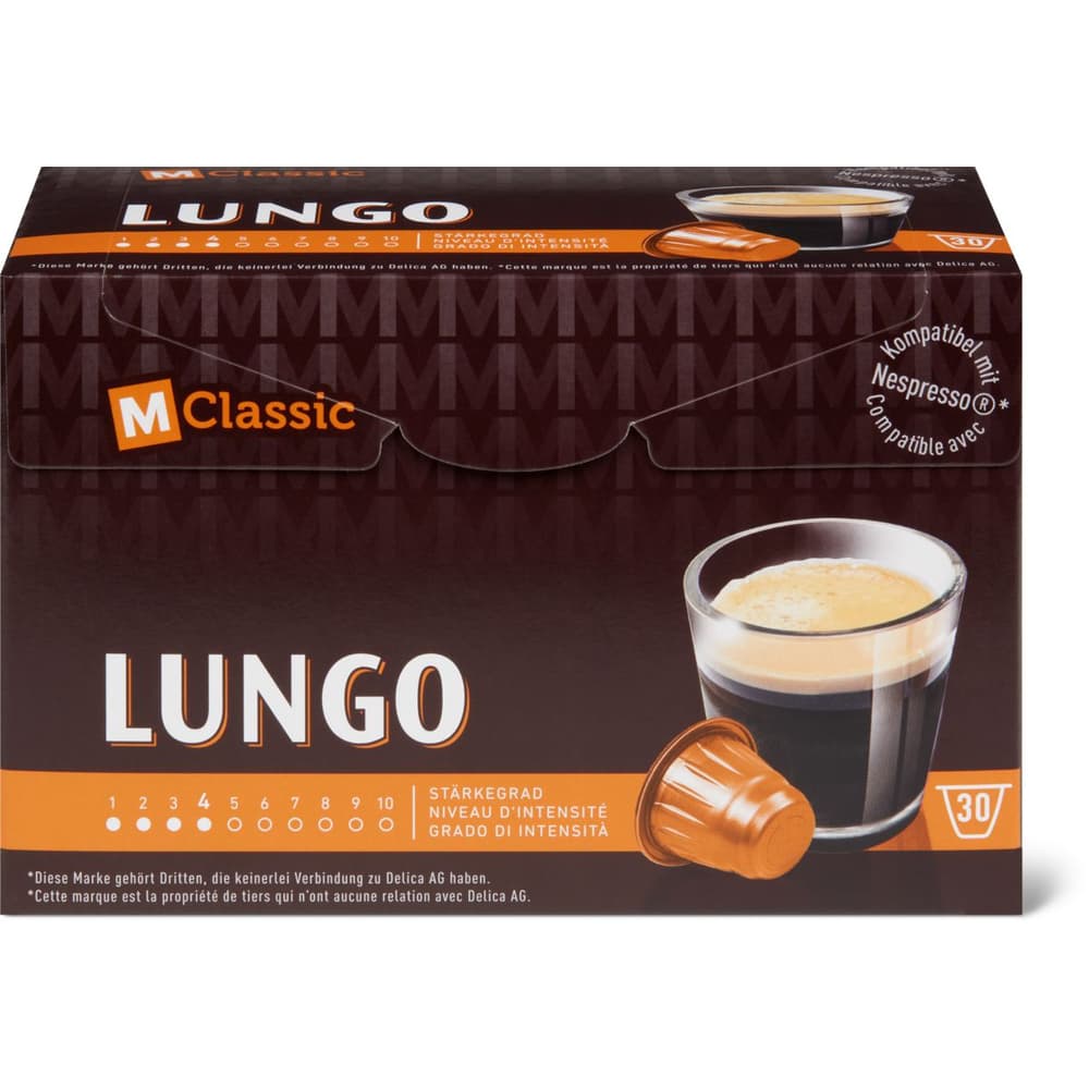 Temerity på trods af Fabel Kaufen M-Classic · Kaffee-Kapseln · Lungo, Kompatibel System Nespresso® •  Migros