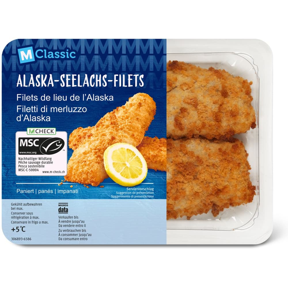 Kaufen M Classic Msc Alaska Seelachs Filet Paniert Migros