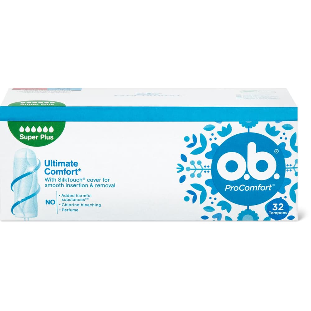 O.B. Pro Comfort · Tampons · Super Plus • Migros